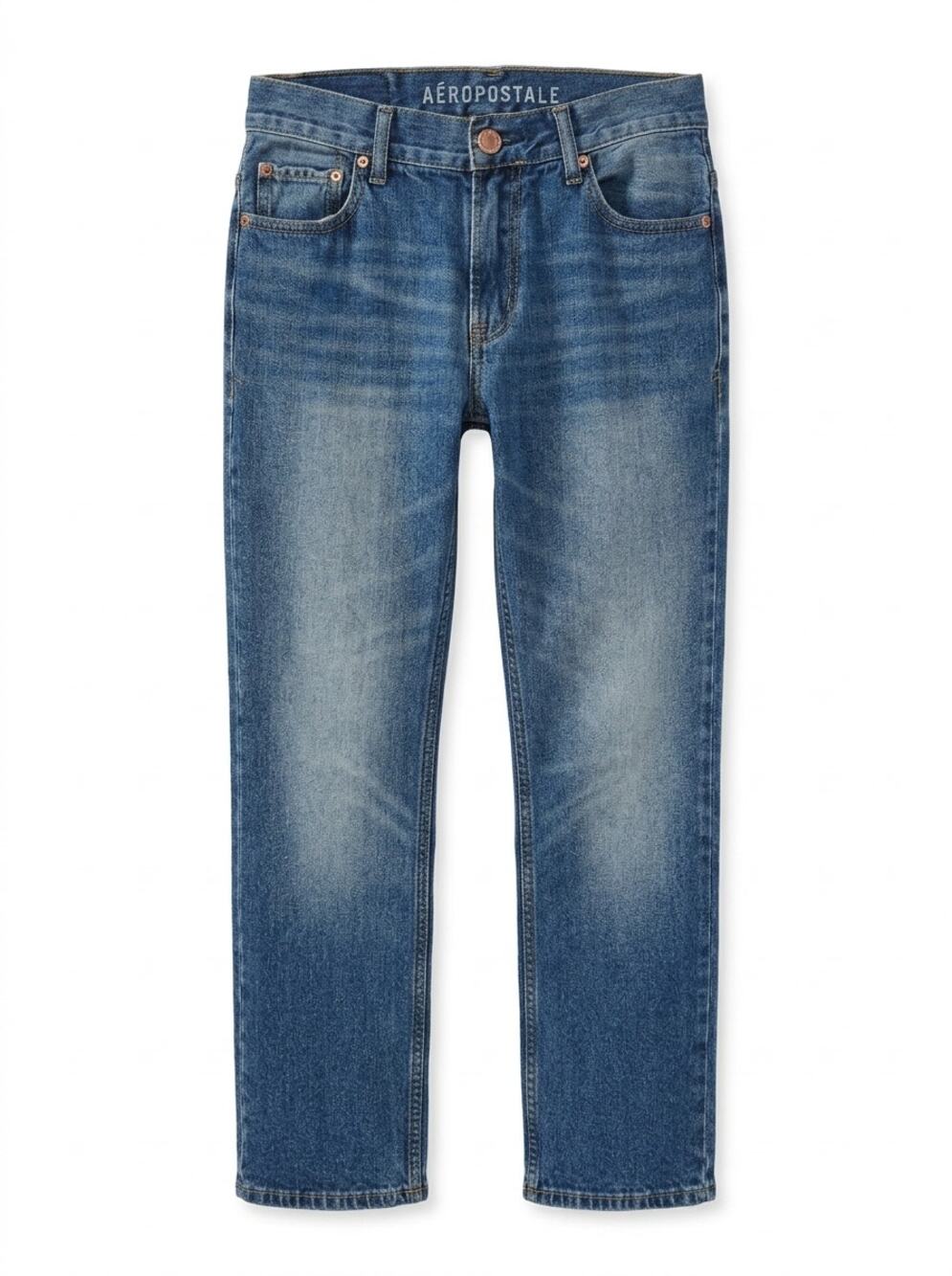 Aeropostale Blue Medium Wash Straight Leg Jeans Men Size W28 L28